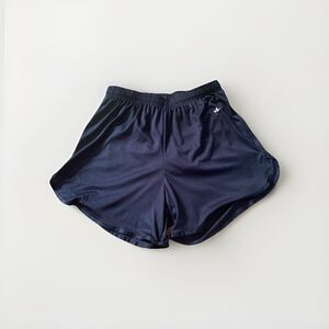 Navy Blue Nylon Running Track Shorts Alleson adult medium star RN80185 Nicaragua